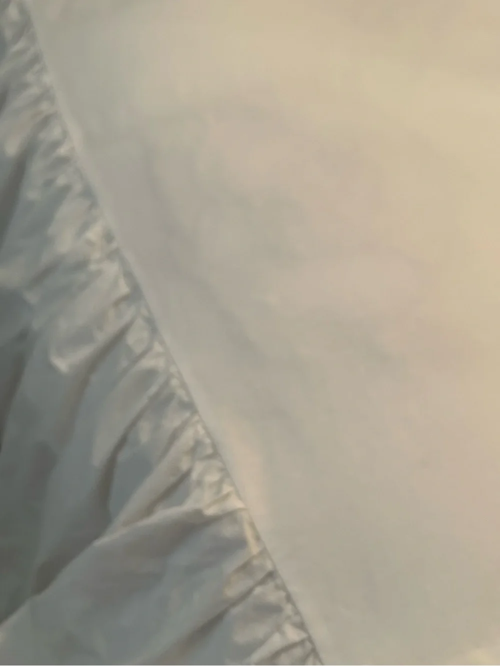 Simply Shabby Chic White Ruffled Bed Skirt